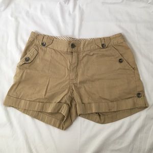 Cherokee tan khaki cuffed shorts (size girls XL, 14/16)